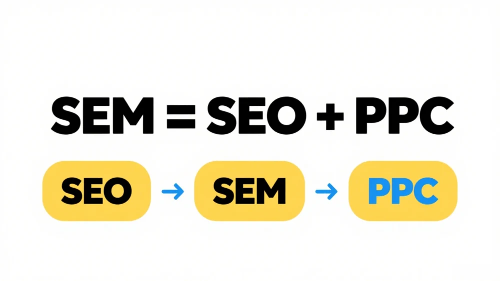 SEM 包括 SEO 和 PPC